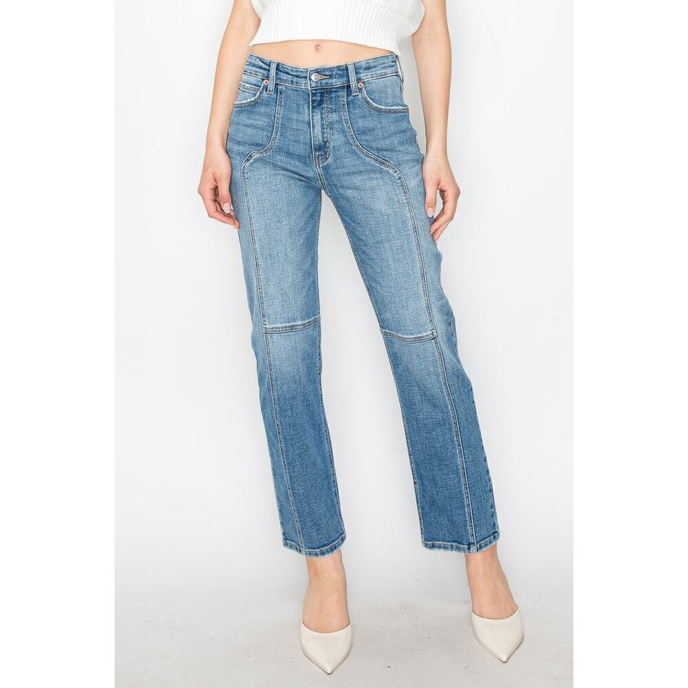 Artemis Vintage Western Detailing High Rise Straight Leg Jeans Womens Sz 3/25